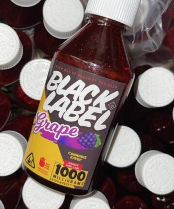 Black label THC Syrup 1000mg